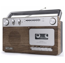 Radio Muse cassette portable M-152 WS FM avec enregistreur Marron