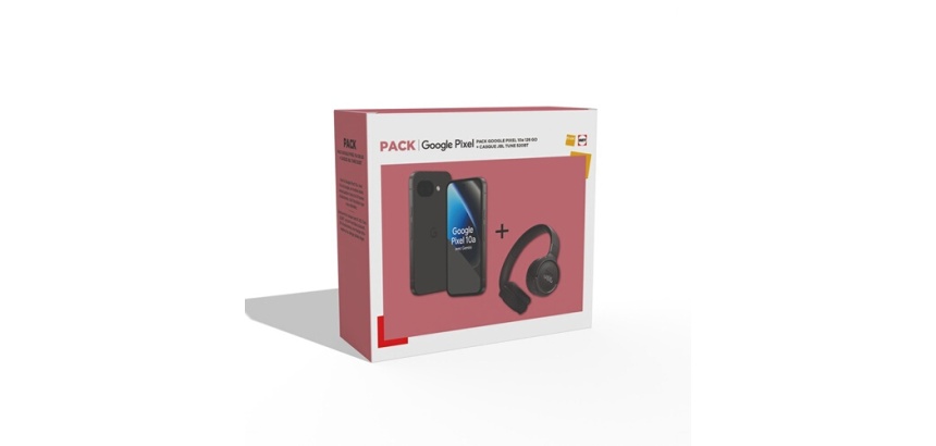 Smartphone Google Pack Fnac Pixel 10a + Casque JBL Black
