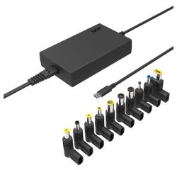 Chargeur et câble d'alimentation PC Accsup UNIVERSEL 100W NOIR