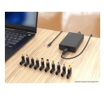 Chargeur et câble d'alimentation PC Accsup UNIVERSEL 100W NOIR