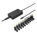 Chargeur et câble d'alimentation PC Accsup UNIVERSEL 65W NOIR