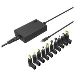 Chargeur et câble d'alimentation PC Accsup UNIVERSEL 65W NOIR