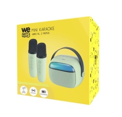 Lecteur Karaoké We Mini enceinte sans fil kids Vert + poignée