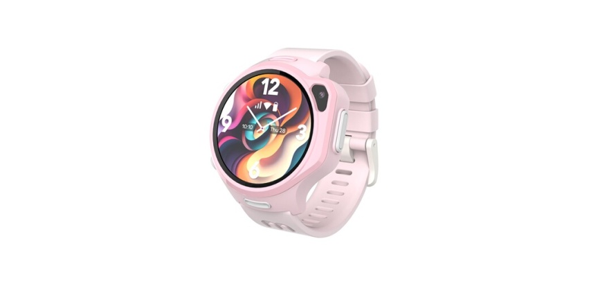 Montre connectée Myfirst pour enfants R2 Bluetooth Rose avec bracelet Rose + Carte eSim incluse