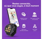 Montre connectée Myfirst pour enfants R2 Bluetooth Rose avec bracelet Rose + Carte eSim incluse