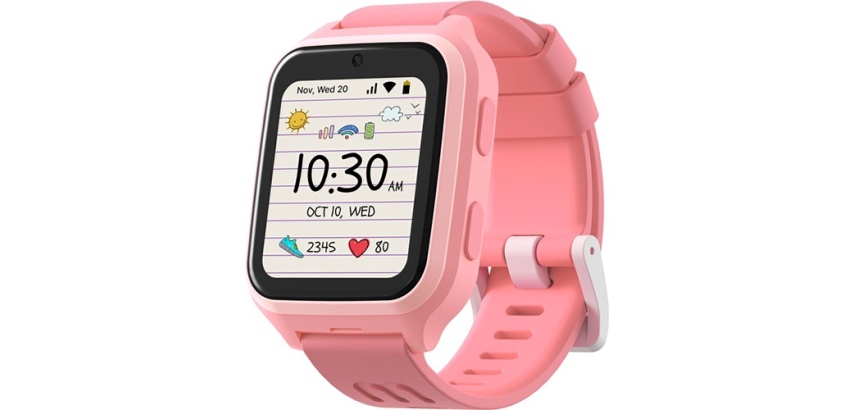 Montre connectée Myfirst pour enfants M1 Bluetooth Rose avec bracelet Rose + Carte Sim inclus