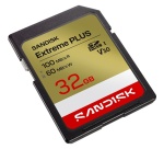 Carte mémoire SD Sandisk Extreme Plus 32 Go UHS-I