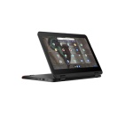 PC portable Lenovo 500e Gen 3 11.6" Ecran tactile Intel Celeron N4500 4 Go RAM 32 Go eMMC Noir Reconditionné
