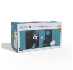 Smartphone Xiaomi 17T 6.59" 5G Double nano SIM 256 Go Noir conçu avec Leica + Ecouteurs True Wireless Redmi Buds 8 Lite Noir + 1 Tracker bluetooth Xiaomi Tag