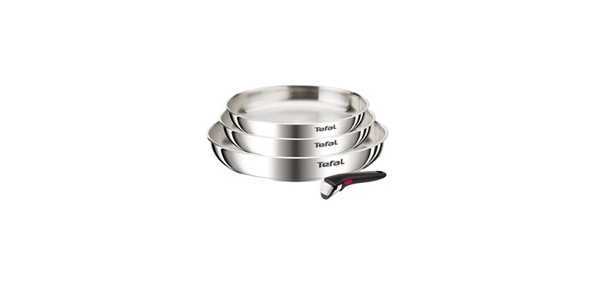 Poêle Tefal Ingenio Emotion Set 4P Inox non revetu L8968445
