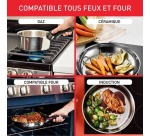 Poêle Tefal Ingenio Emotion Set 4P Inox non revetu L8968445