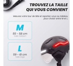 Casque vélo Tnb Urban Moov Vizion 360 Taille L Noir mat