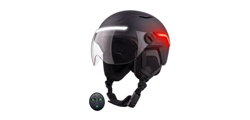 Casque vélo Tnb Urban Moov Vizion 360 Taille M Noir mat