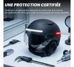 Casque vélo Tnb Urban Moov Vizion 360 Taille M Noir mat