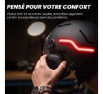 Casque vélo Tnb Urban Moov Vizion 360 Taille M Noir mat