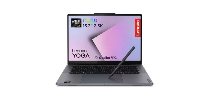 PC portable Lenovo Yoga Pro 7 15ASH11 15,3" Ecran tactile OLED 165 Hz Copilot+PC AMD Ryzen AI Max+ 32 Go RAM 1 To SSD Gris Orage