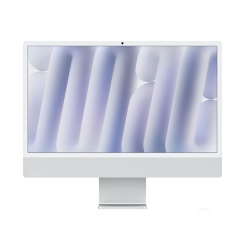 iMac Apple 24" écran rétina 4.5K 256 Go SSD 16 Go RAM Puce M4 CPU 8 cœurs GPU 8 cœurs Argent 2024 Reconditionné