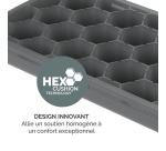 Tapis de souris Fellowes avec repose-poignets Breyta Taille XL Gris