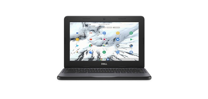PC portable Dell 3100 11,6" Intel Celeron 4 Go RAM 16 Go eMMC Noir Reconditionné