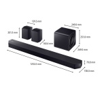 Barre de son Samsung 11.1.4 Q-Series HW-Q995H Dolby Atmos Noir Titane