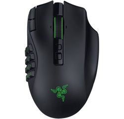 Souris Razer gaming sans fil Naga V3 Pro Noir et Vert