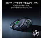 Souris Razer gaming sans fil Naga V3 Pro Noir et Vert