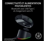 Souris Razer gaming sans fil Naga V3 Pro Noir et Vert