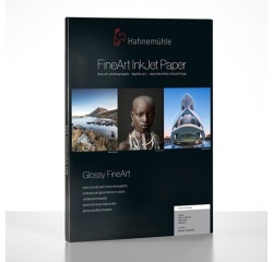Papier d'impression Hahnemühle Glossy FineArt Baryta A4 325g 25 Feuilles
