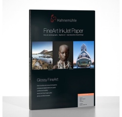 Papier d'impression Hahnemühle Glossy FineArt Baryta Satin A4 300g 25 Feuilles