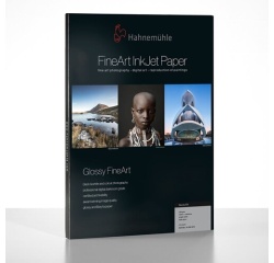 Papier d'impression Hahnemühle Glossy FineArt Baryta A4 350g 25 Feuilles