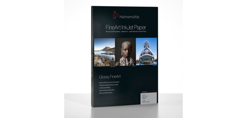 Papier d'impression Hahnemühle Glossy FineArt Baryta A4 350g 25 Feuilles