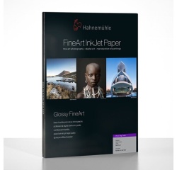Papier d'impression Hahnemühle Glossy FineArt Photo Rag Satin A3 310g 25 Feuilles