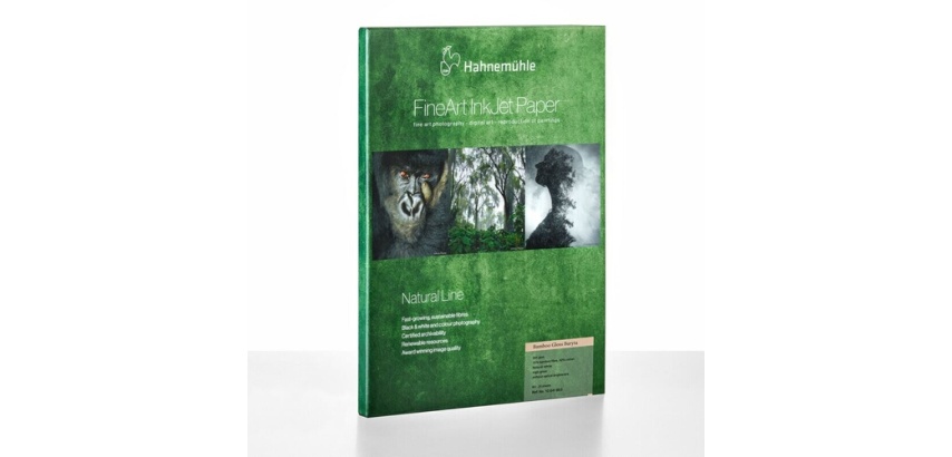 Papier d'impression Hahnemühle Natural Line Bamboo Gloss Baryta A4 305g 25 Feuilles