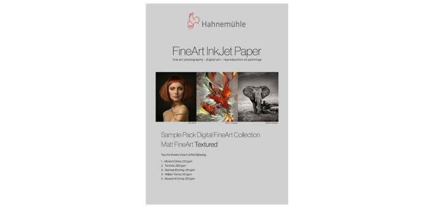 Papier d'impression Hahnemühle Digital FineArt Textured A4