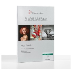 Papier d'impression Hahnemühle Matt FineArt Smooth Photo Rag Ultra Smooth A4 305g 25 Feuilles