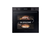 Four encastrable Samsung NV7B4550UAB Dual Cook Flex