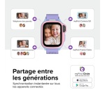 Montre connectée Myfirst pour enfants S4 Bluetooth Bleu Foncé avec bracelet Bleu Foncé + Carte eSim incluse