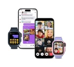 Montre connectée Myfirst pour enfants S4 Bluetooth Bleu Foncé avec bracelet Bleu Foncé + Carte eSim incluse