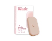 Terminal de paiement Money Walkie POP - Porte monnaie sans contact Rose craie