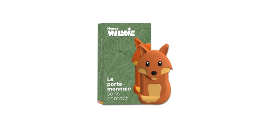 Terminal de paiement Money Walkie Porte monnaie sans contact Renard