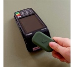 Terminal de paiement Money Walkie POP - Porte monnaie sans contact Vert Kaki