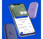 Terminal de paiement Money Walkie POP - Porte monnaie sans contact Bleu Marine