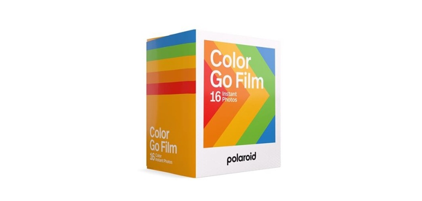 Papier photo instantané Polaroid Films couleur pour Polaroid Go - Cadre blanc - 16 photos