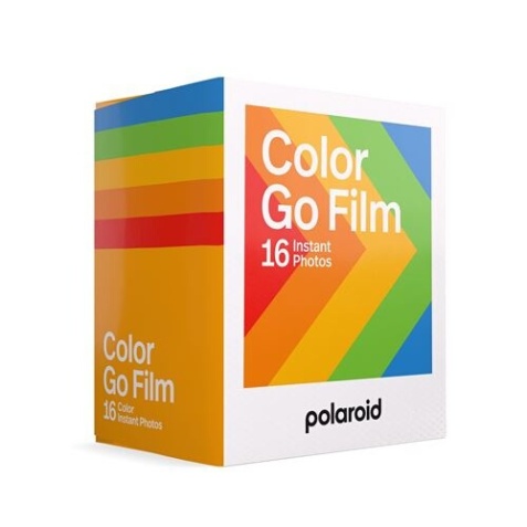 Papier photo instantané Polaroid Films couleur pour Polaroid Go - Cadre blanc - 16 photos