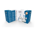 Téléphone sans fil Alcatel Pack Duo F 860 Duo avec fonction blocage des appels publicitaires blanc gris