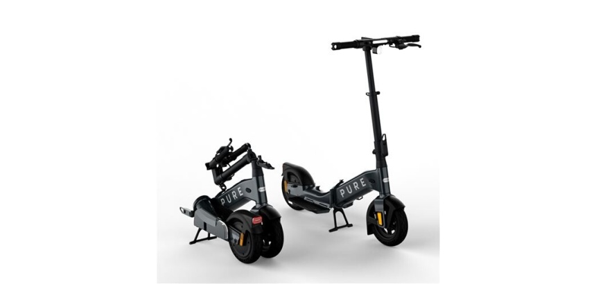Trottinette électrique Pure Electric Pure Advance Flex 500 W Gris Mercure Métallisé