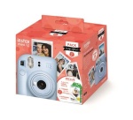 Appareil photo instantané Fujifilm Pack Iconique Instax Mini 12 Bleu + Film Mini 2x10 vues + Housse