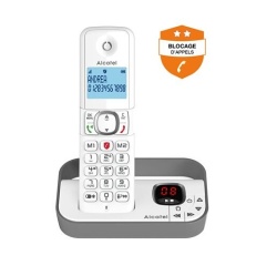 Téléphone sans fil Alcatel F 860 VOICE BLANC