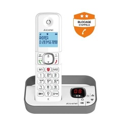 Téléphone sans fil Alcatel F 860 VOICE BLANC