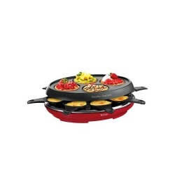 Raclette Tefal COLORMANIA 8 Personnes + Fonction Crêpière RE310512